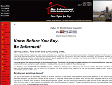 Tablet Screenshot of beinformedinspections.com
